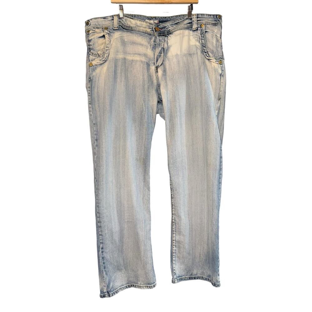 Levis Boycut Jeans Women 22 Straight Leg Button Fly Distressed Streetwear Grunge